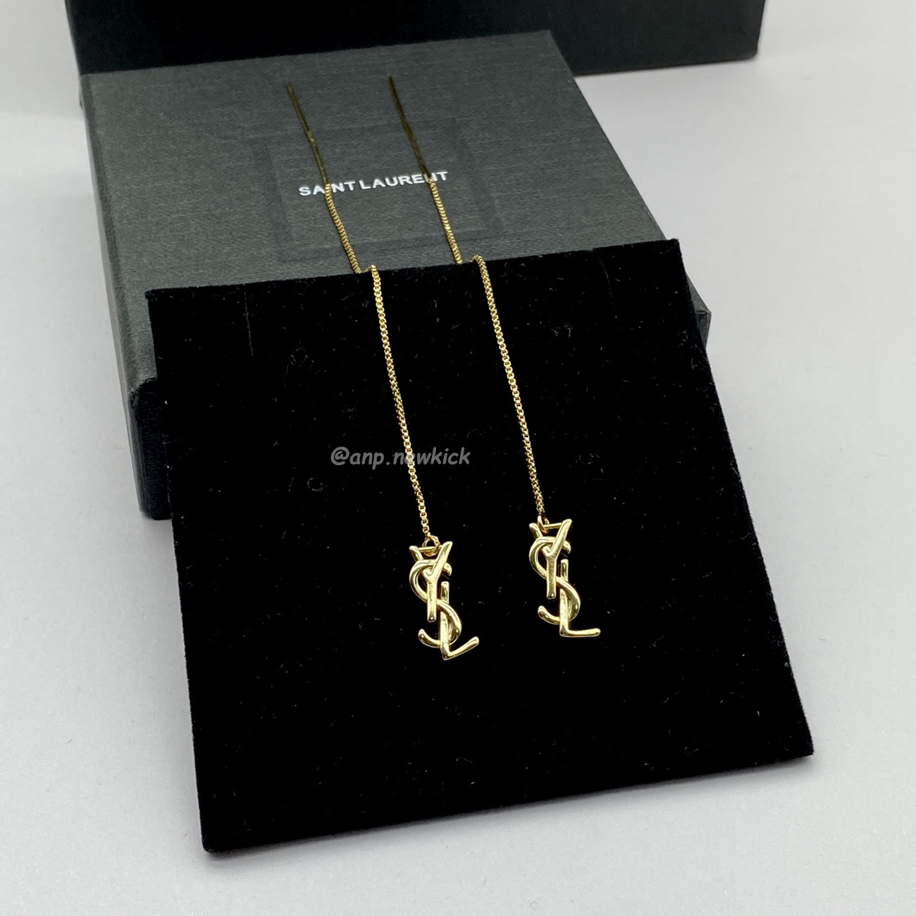 Saint Laurent Opyum Ysl Hanging Earrings (6) - www.newkick.vip